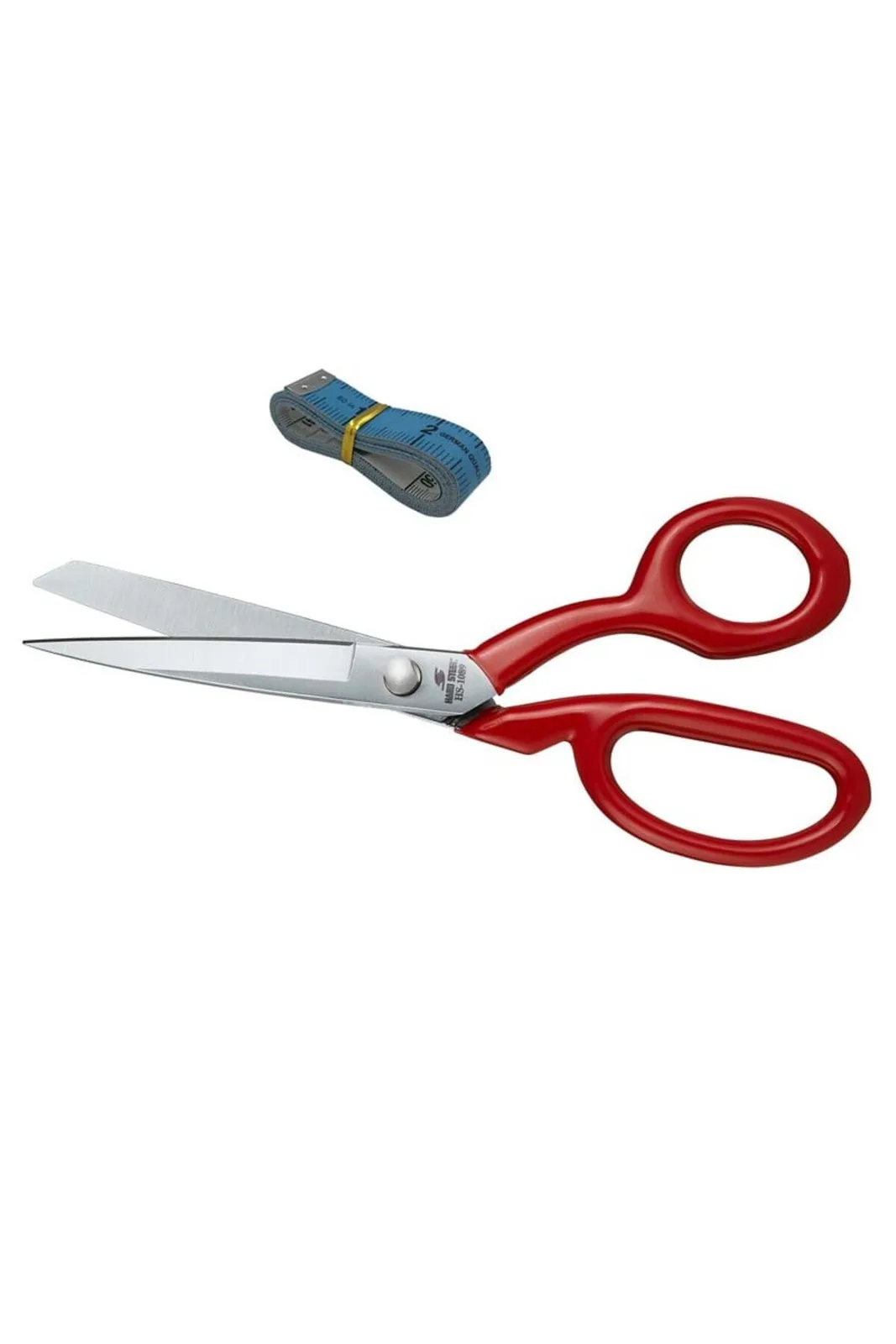 Hard Steel Brezilya Mundial Stili Somunlu Makas 12 İnç HS-1129 mezuralı set önden