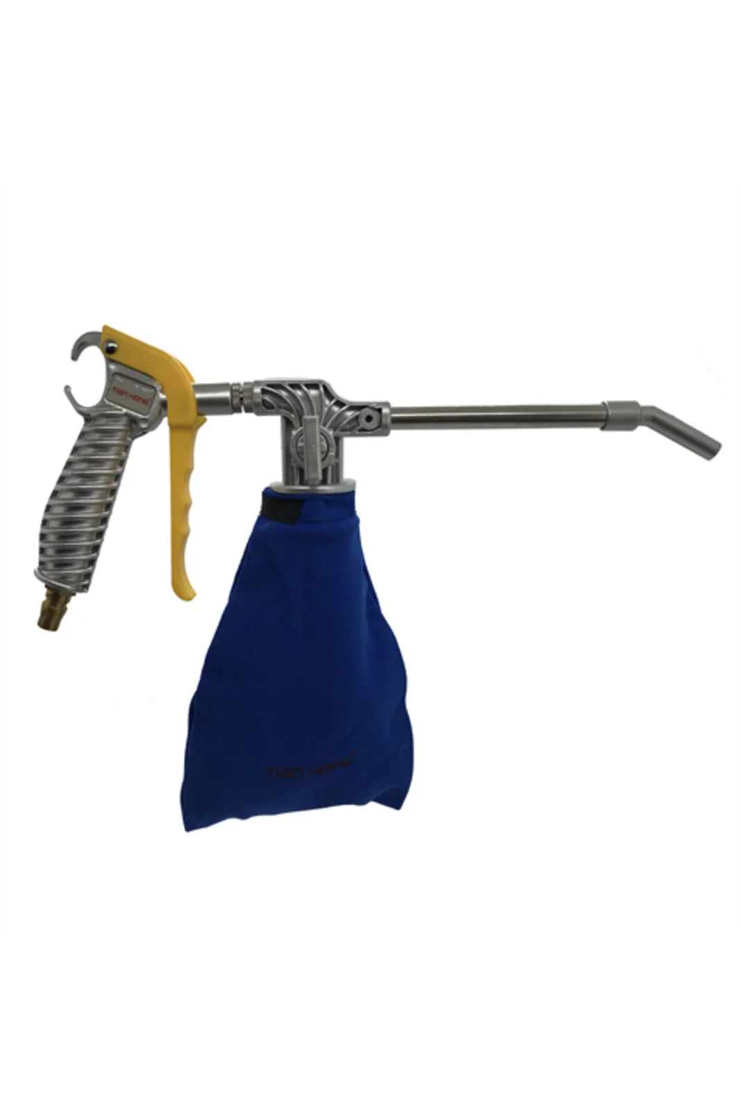 Dikiş Makinesi Metal Vakumlu Temizleyici PA-001 mavi torbalı sağdan görünüm