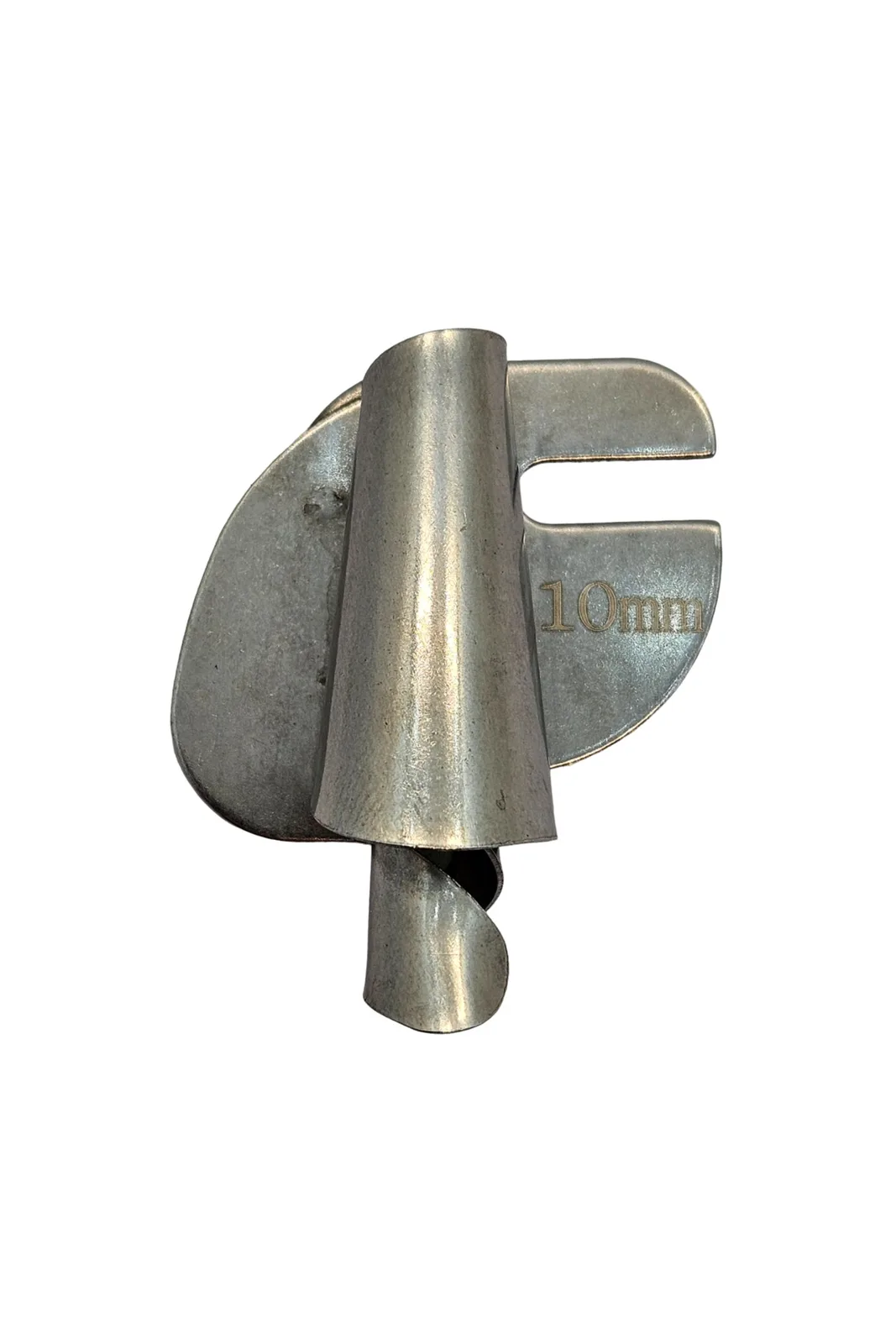 Düz Dikiş Makinesi Kıvırma Aparatı DY602-B 10mm ön yüz, ölçü yazılı kıvırma ağzı