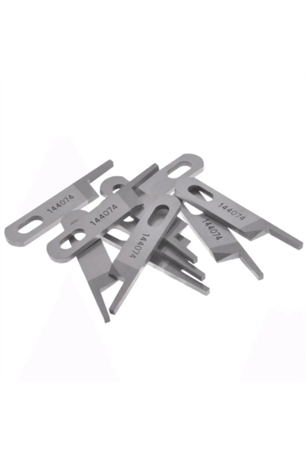 Reach Brother Overlok Makinesi Üst Bıçak 144074-001 10 Adet 10 adetlik bıçak yığını