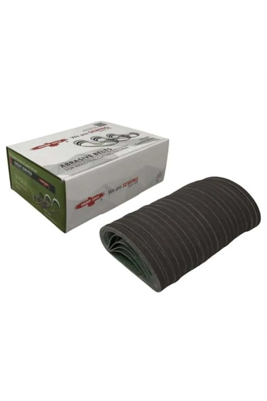 Dik Kumaş Kesim Motoru Bileme Şeridi Medium 181C2-2 100 Adet Ş024 Y kutusu yanında şeritler