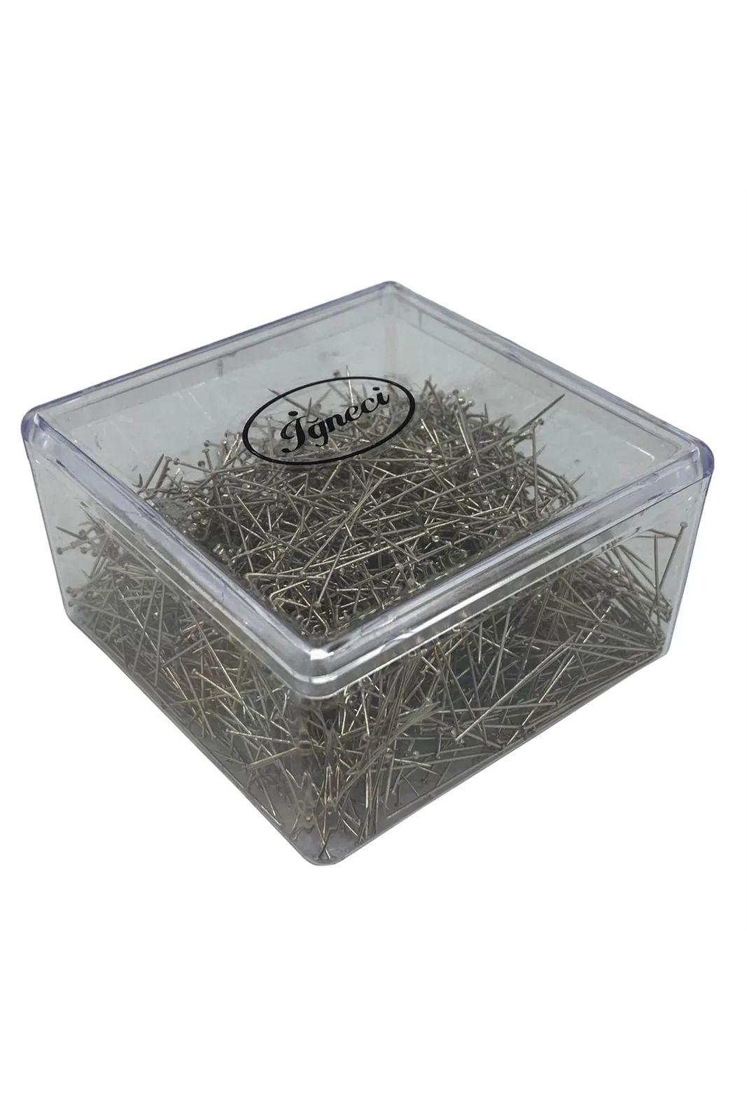 Moonstar Çelik Terzi Toplu İğnesi 125 Gram şeffaf kutuda