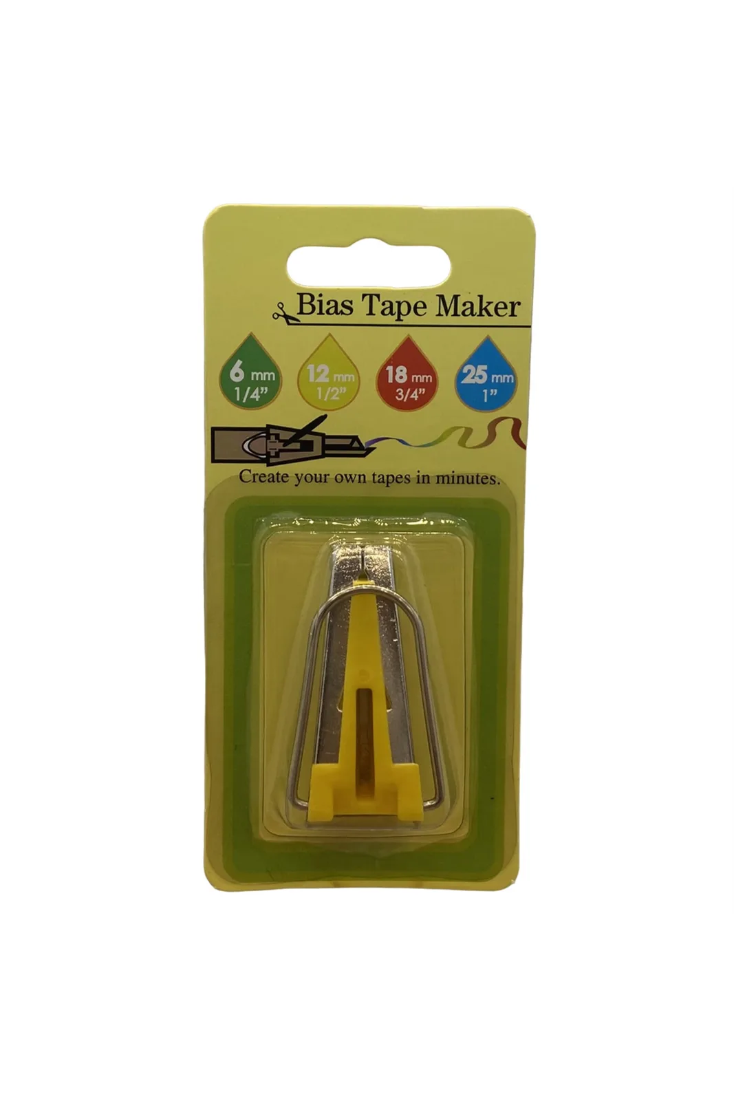 El Biye Kıvırma Aparatı LS-120 1/2 12mm Sarı sarı aparat kartela ambalajında