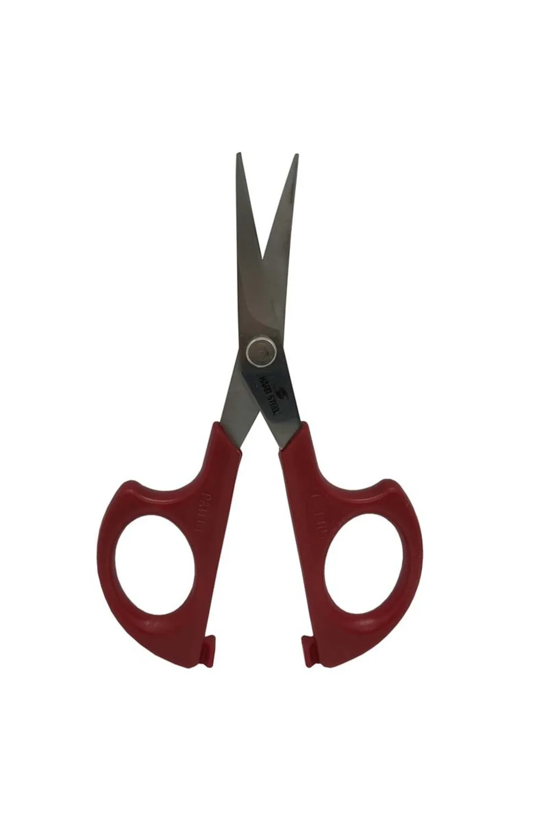Hard Steel Eğri Uçlu Nakış Makası 4.76 İnç 121mm Plastik Saplı HS-1663 önden açık